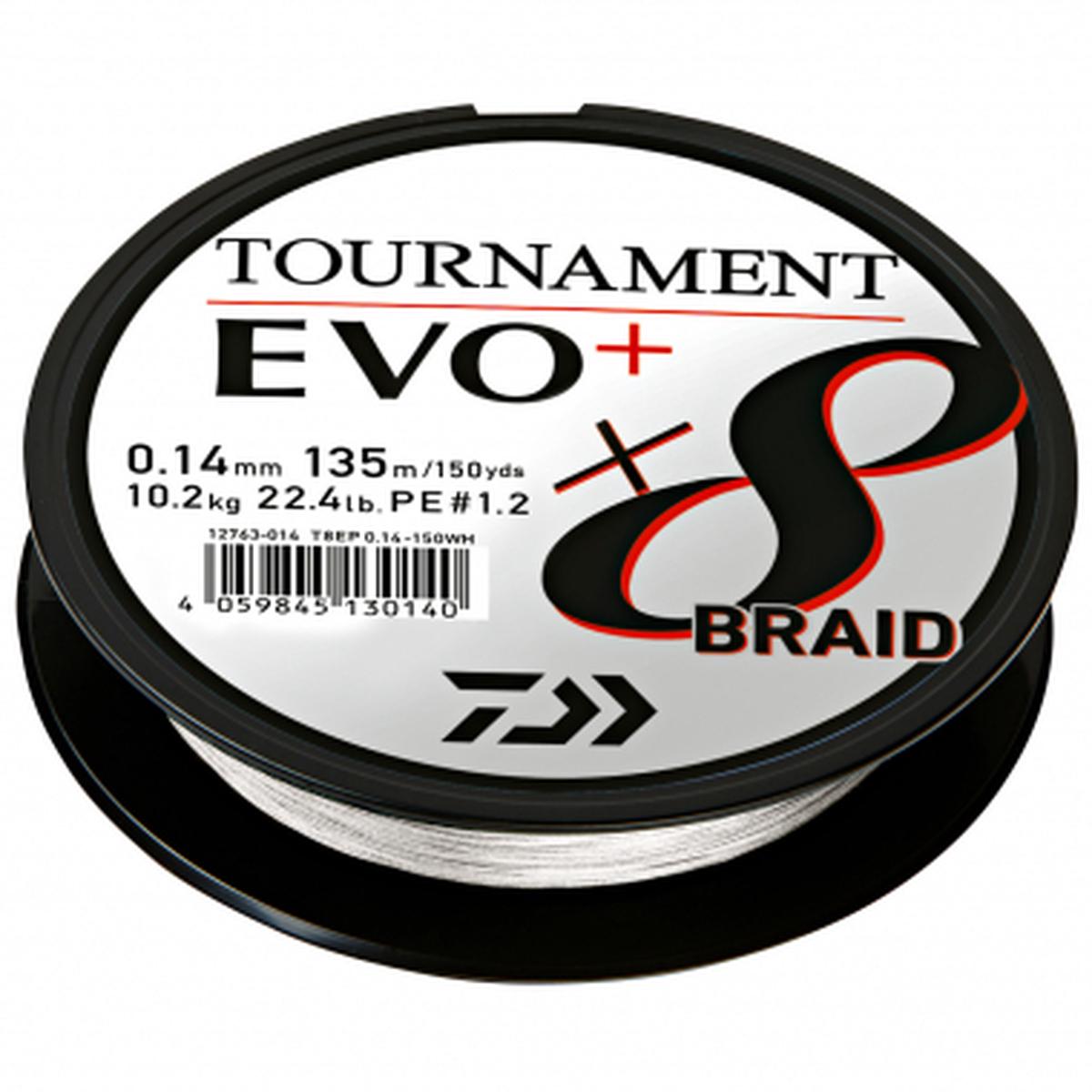 Fishing Line Tournament X8 Braid EVO+ (135 m, white)