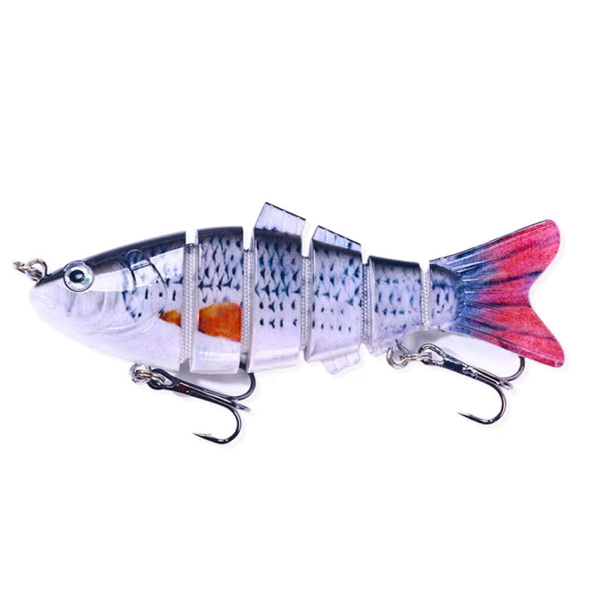 HENGJIA JM061 Multi-segment Fish Bionic Lure Submerged Lures, Size: 10cm 18g
