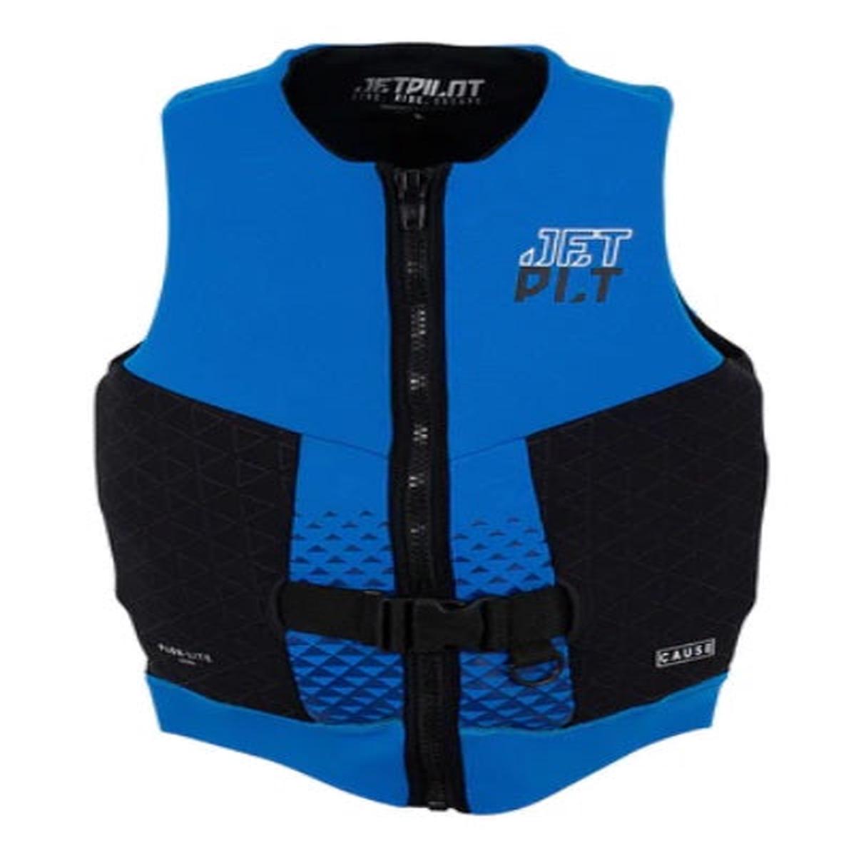 Jetpilot Cause Mens FE S Grip Neo Neoprene Life Jacket PFD Vest Blue