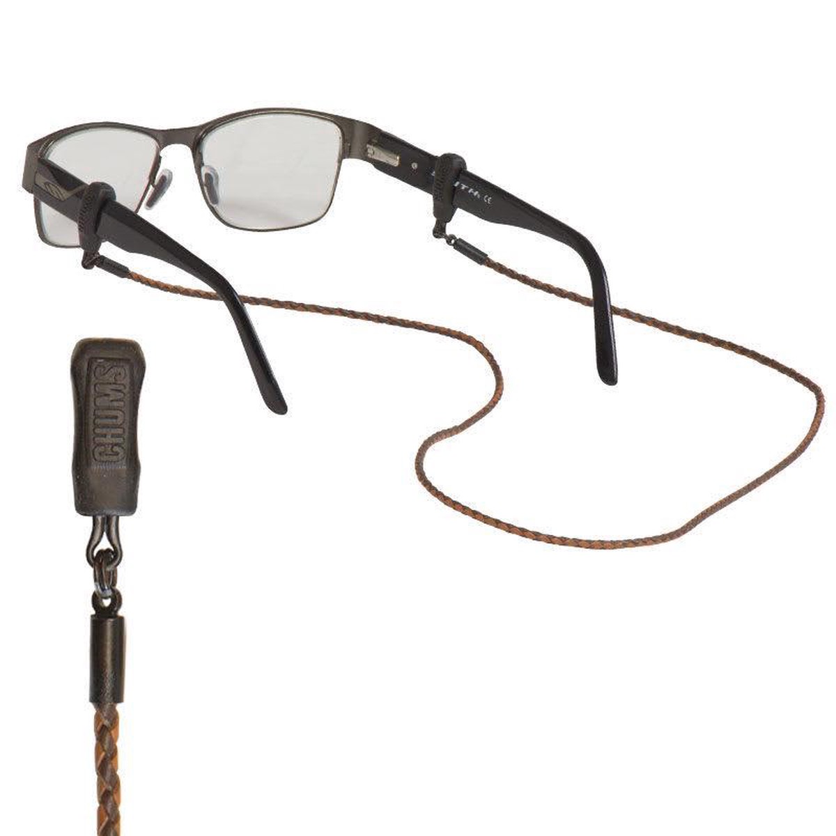 Chums Braided Eyewear Retainer Leather