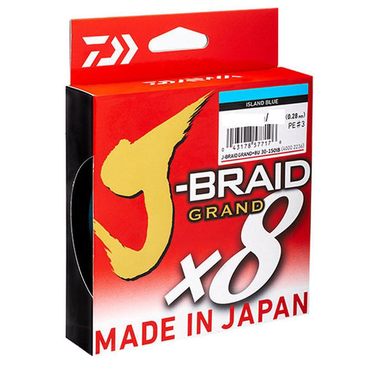 Daiwa J-Braid Grand 300Yds Line Blue