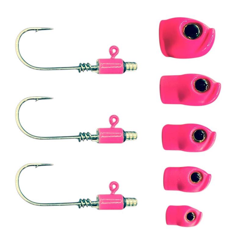 Screwy Head Jigs - (5/0)