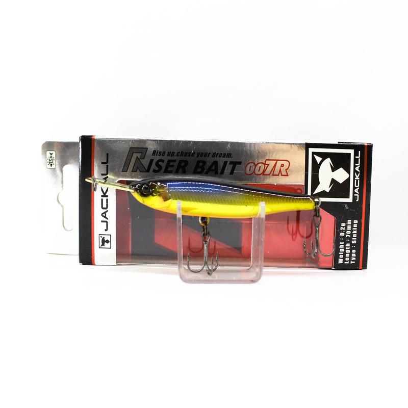 Jackall Riser Bait 007R 70mm Topwater Sinking Lure HL Baitfish Gold (9158)