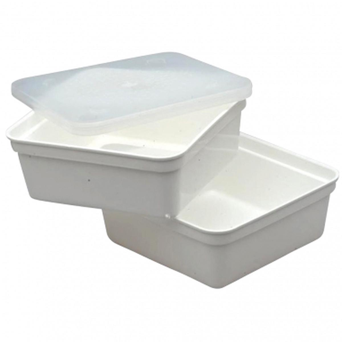 Vers de Vase container + white grid
