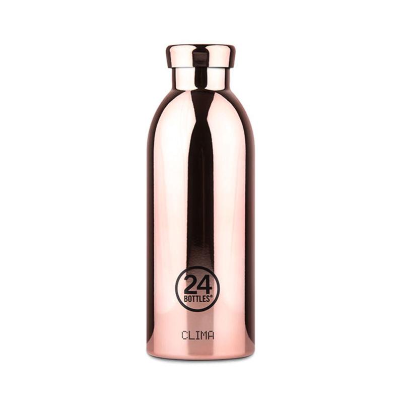 24 Bottles Clima 500ML Insulated Water Bottle (Chrome) - Rose Gold