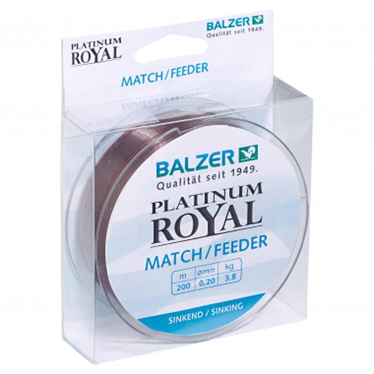 Fishing Line Platinum Royal Match / Feeder (platin, 200 m)