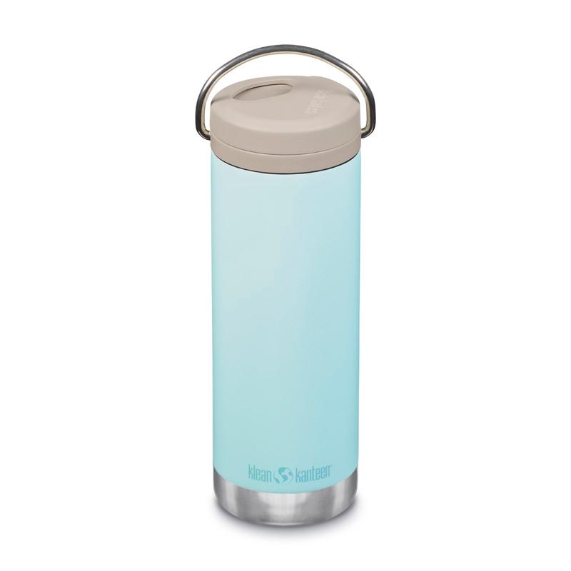 Klean Kanteen Insulated TKWide 16oz Water Bottle (with Twist Cap) (Blue Tint)