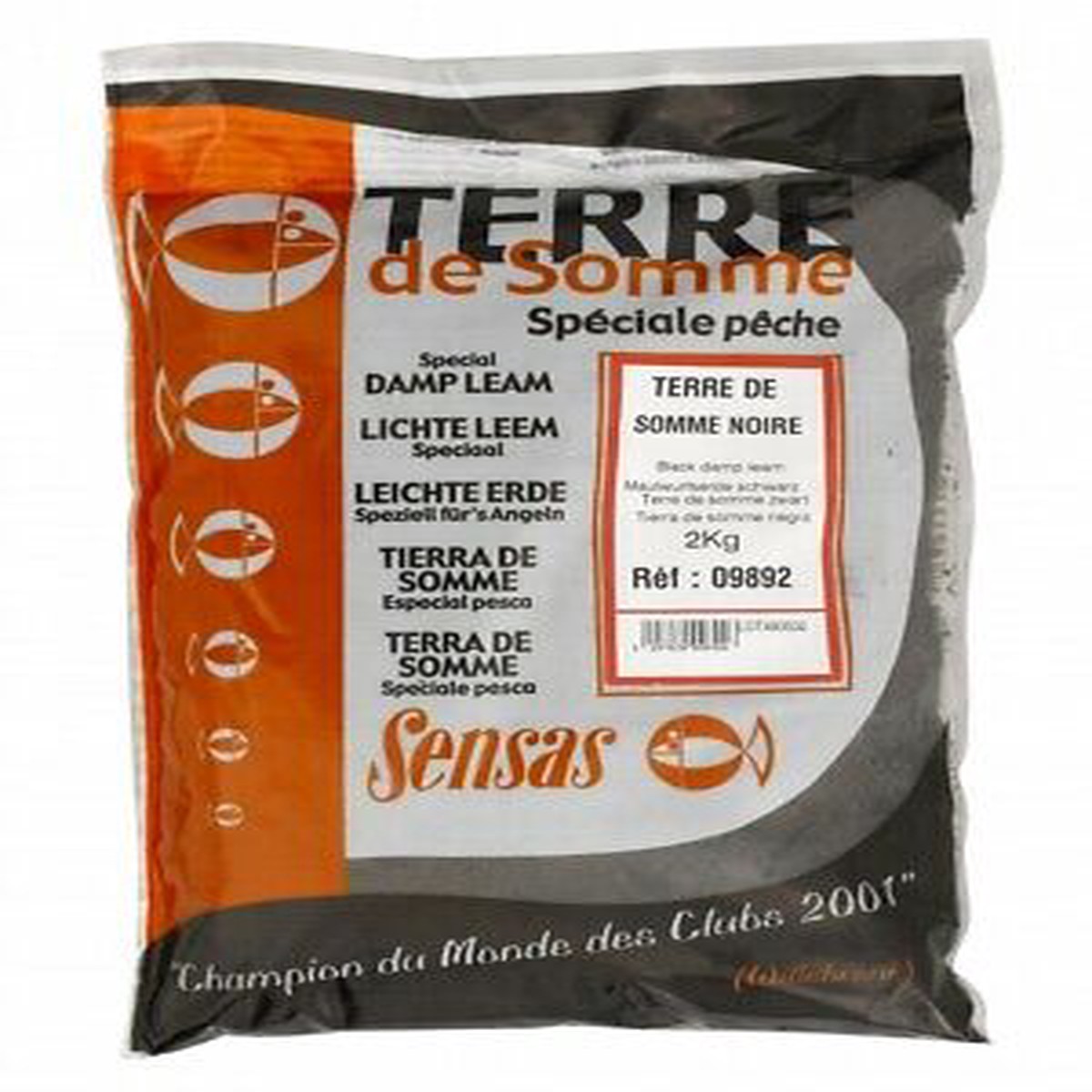 Sensas Black Damp Leam 2kg