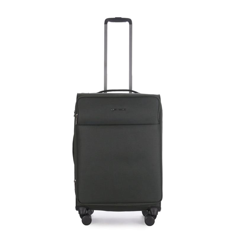 Stratic Light + Suitcase M With Front Access Opening - Dark Green