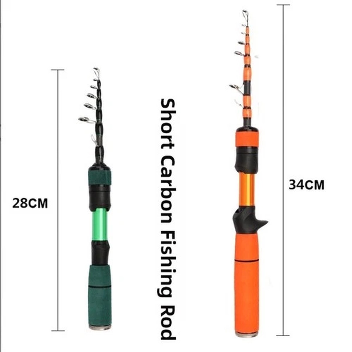 Carbon Fiber Rod Lightweight Carbon Fiber Ergonomic Handle Grip Stable Reel Seat