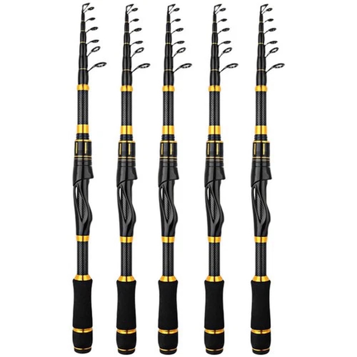 Lightweight Carbon Telescopic Fishing Rod for Various Fish Species 1824m