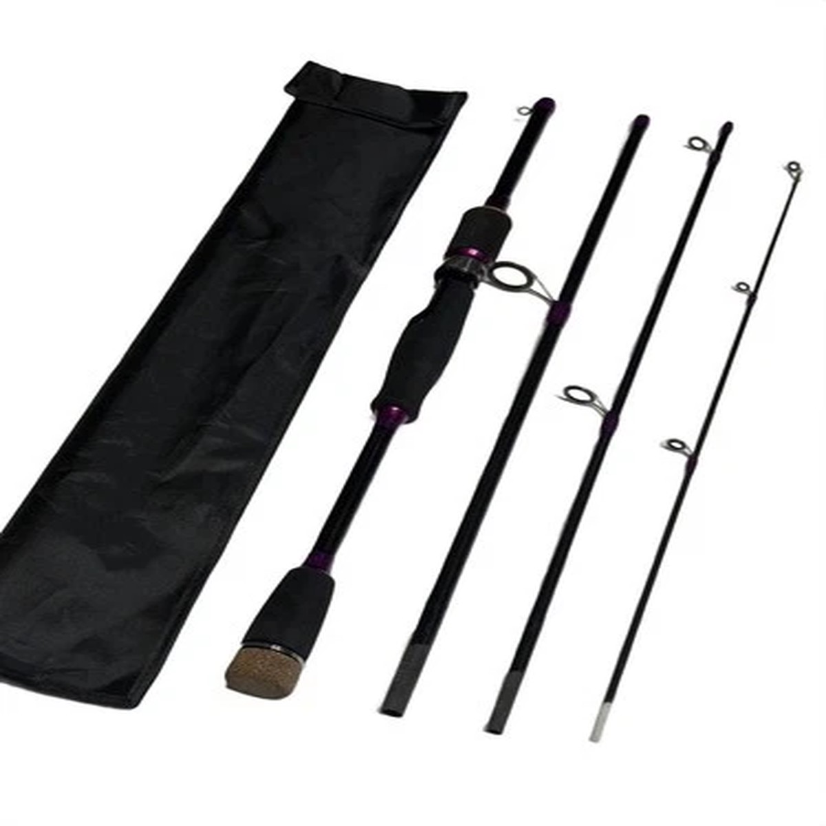 Mugen 600ML 4-Piece Baitcast Bass Fishing Rod 7-35g Line Weight JDM