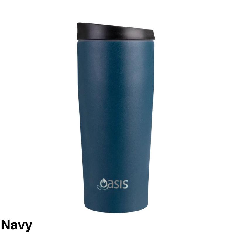 Oasis Stainless Steel Insulated Leakproof Travel Mug 600ml - Navy