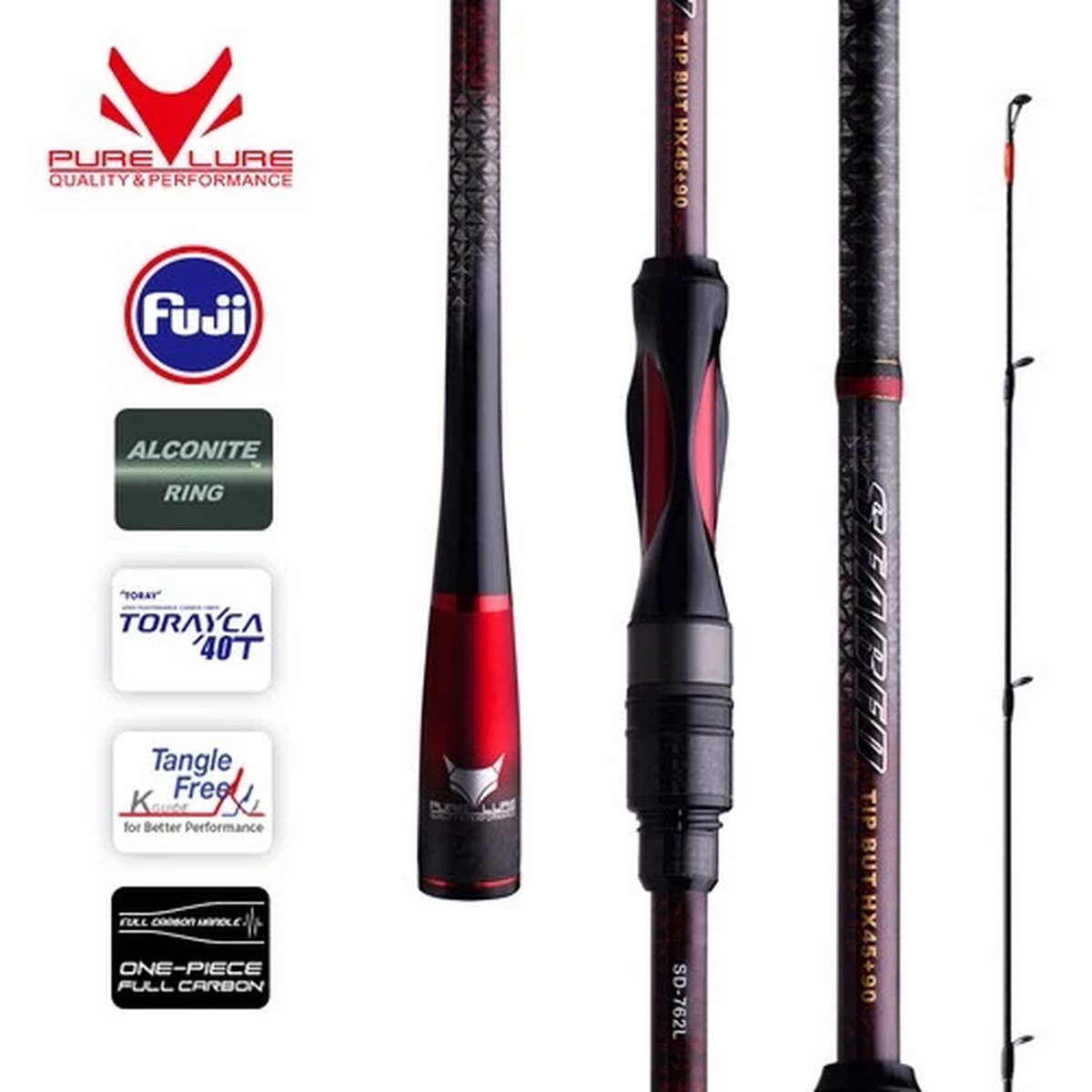 PURELURE SEABED Small Bait Shore Casting Lure Rod BFS Bottom Fishing Lightweight