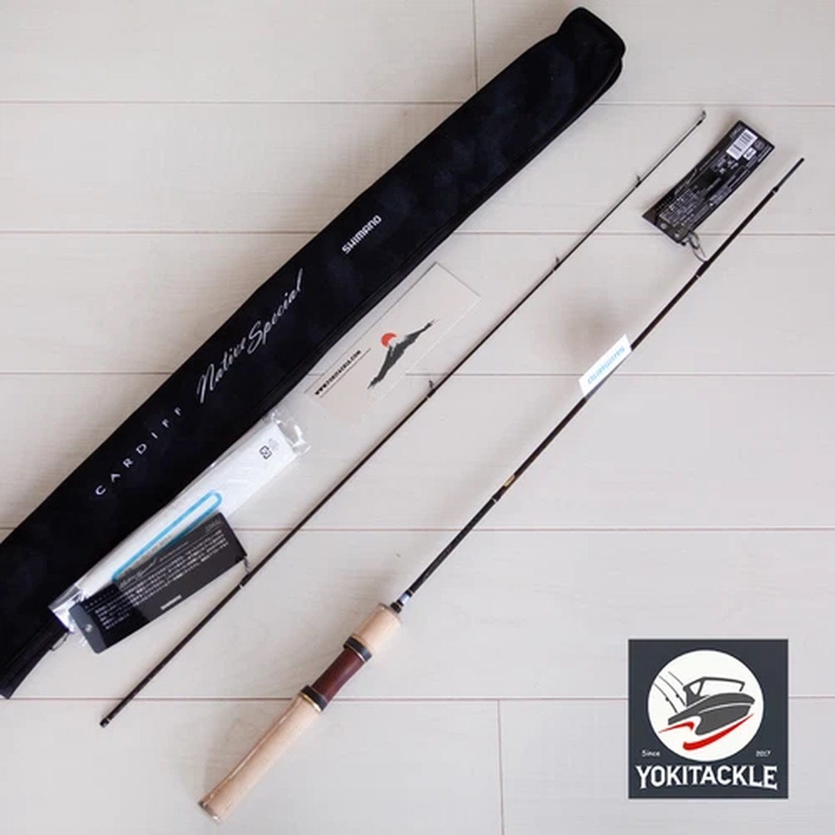 Shimano CARDIFF NATIVE SPECIAL S54UL Spinning Rod for Trout Shipping From JAPAN