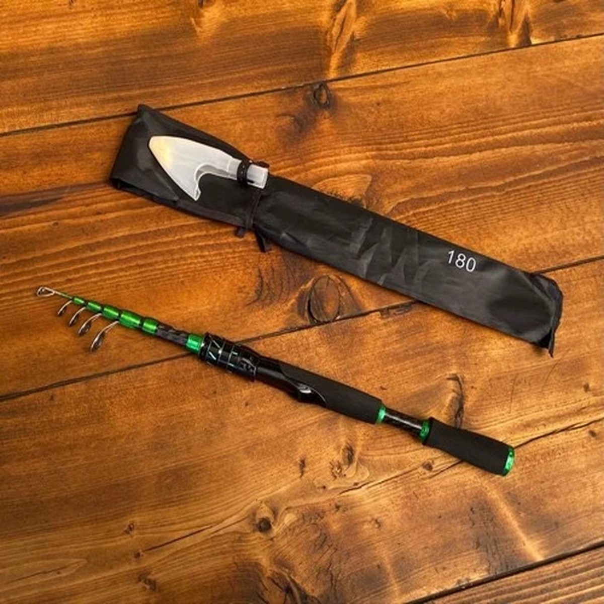 Spinning rod 6ft 1.8M telescopic rod bass fishing lure rod