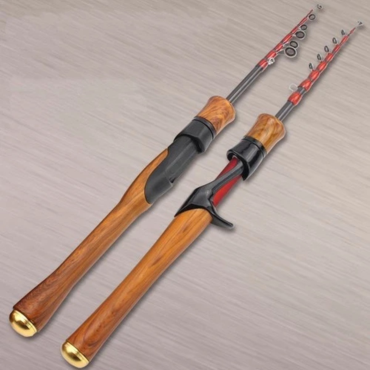 1x Ultralight UL tonality Fishing Rod High Carbon Fiber Spinning Casting Pole