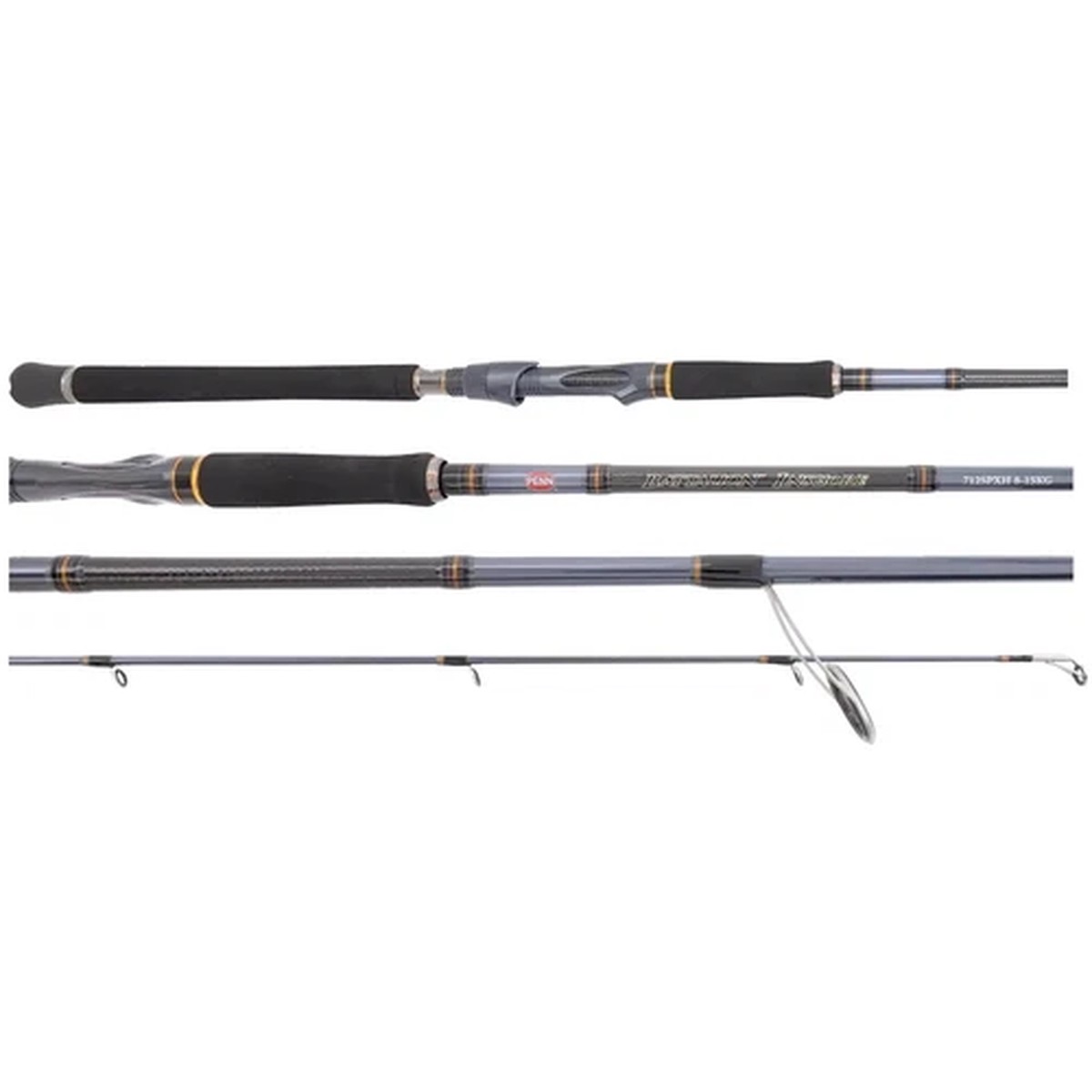 PENN Conflict 722H 7'2" Spin Rod - 6-10kg, Fuji O Ring Guides, EVA Grip 2 Piece
