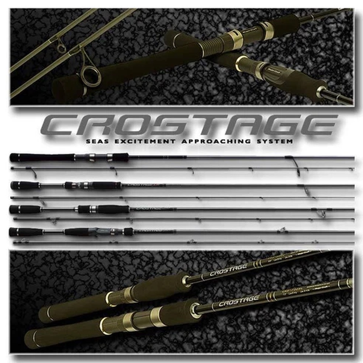 Sale Major Craft Crostage Series Spinning Rod CRJ S702 NS/TR (6711)