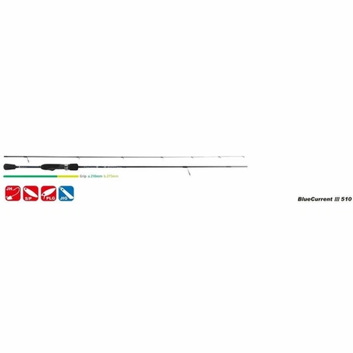 YAMAGA Blanks Blue Current III 510 Spinning Rod
