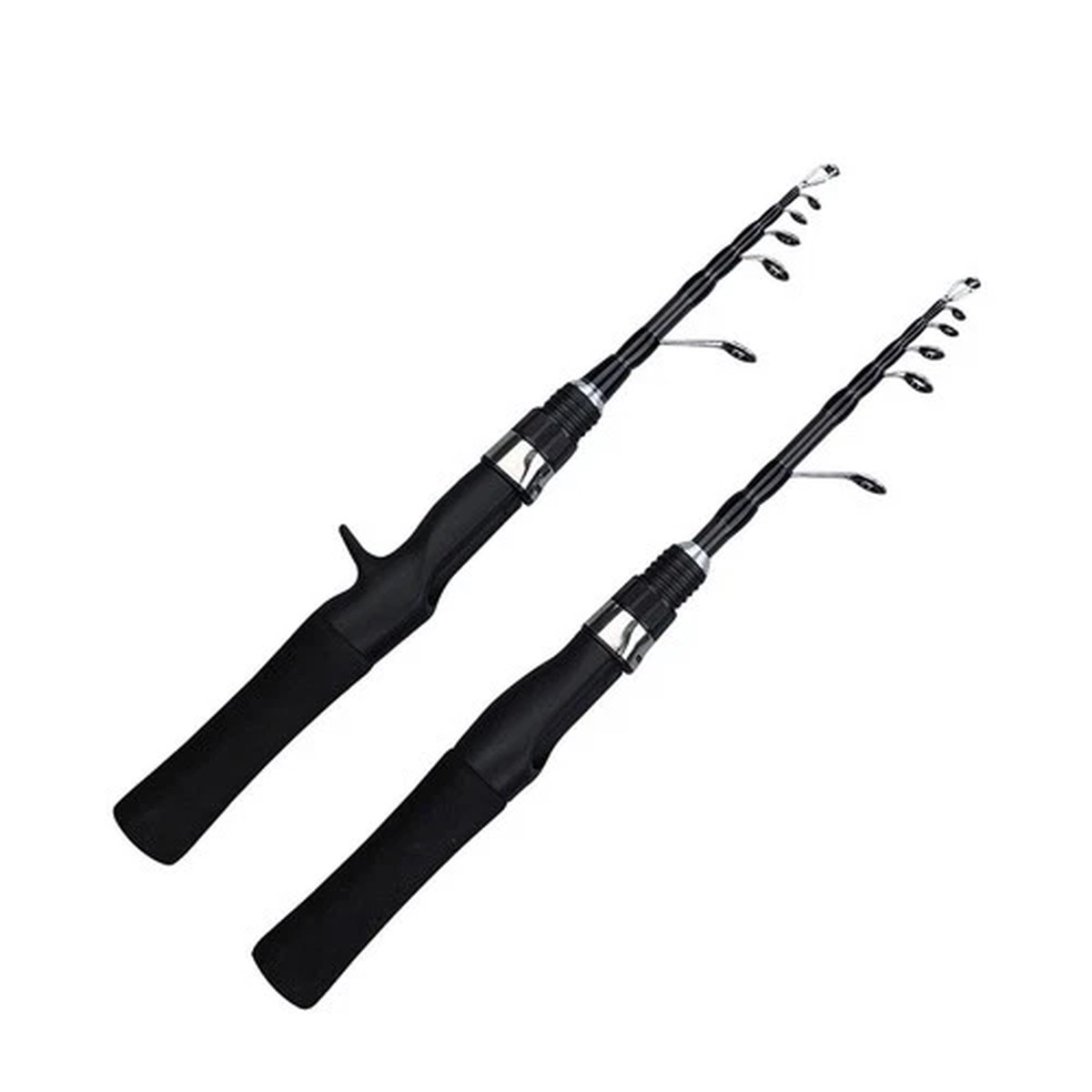Carbon Fiber Fishing Rod UL Light 1.5/1.65m Travel Pole for Small Fish