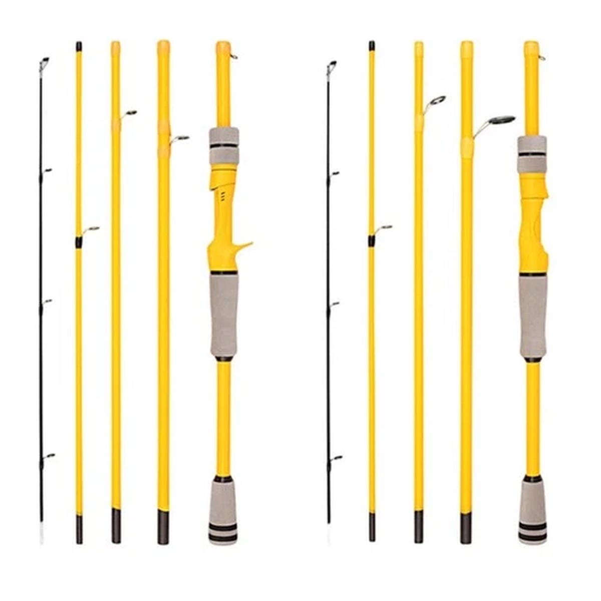 Lightweight 2.1m Carbon Fishing Rod 4 Section for Saltwater Freshwater Use