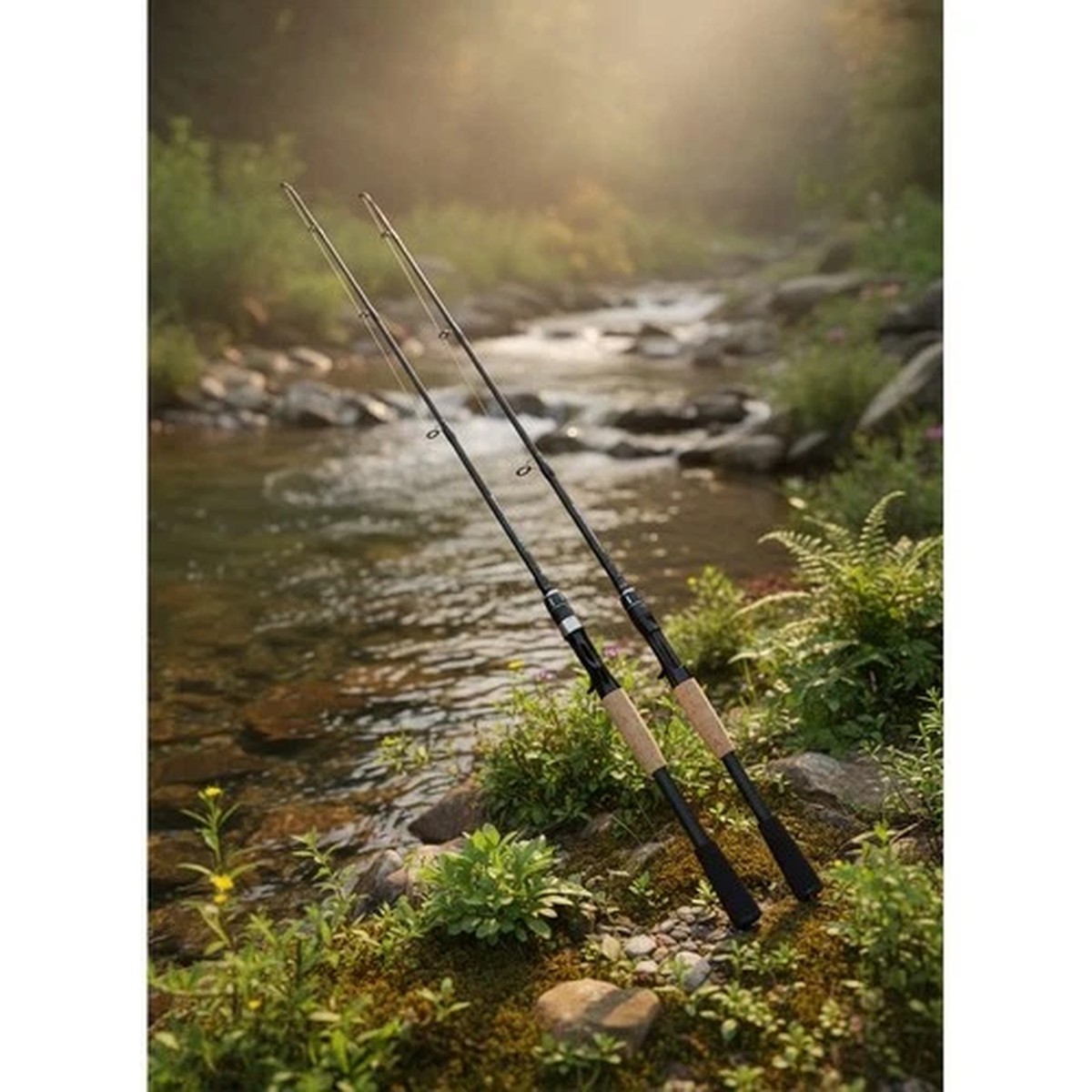 Lure Rod with Non Slip Grip for Secure Hold During Extended Fishing Trips
