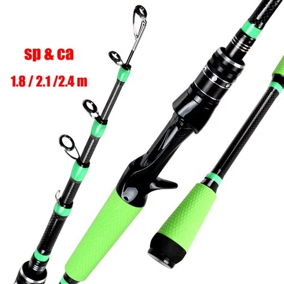 1.8/2.1/2.4M Telescopic Fishing Rod High Carbon Fiber Spinning Carp Feeder Rod