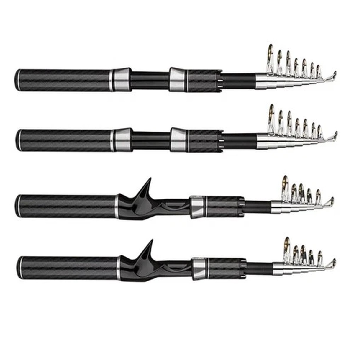 Carbon Telescopic Fishing Pole 103g-182g Weight Options 1.6-2.7m Length Range