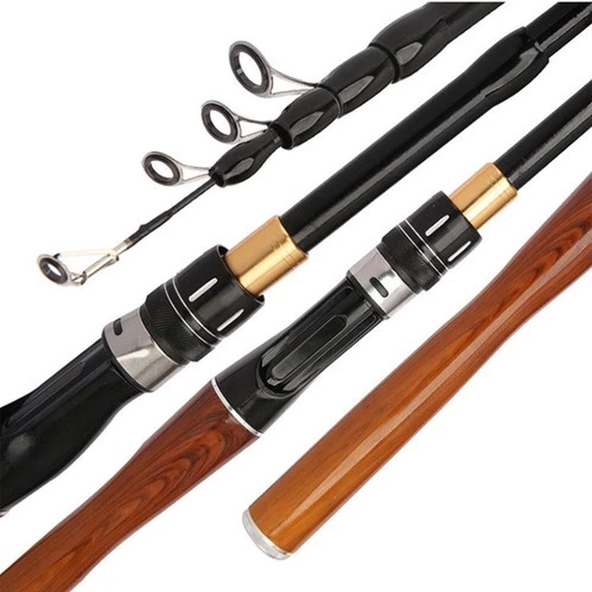 Glass Fiber Telescopic Sea Rod Compact Portable 1.6m to 2.4m Length Range
