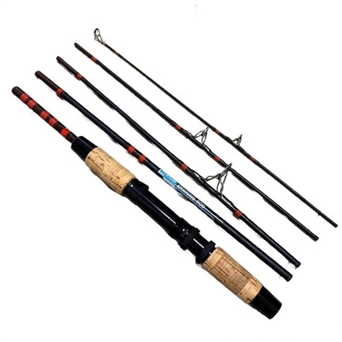 Ryobi Powerful 2201 5-Piece Baitcast Pack Rod with Original Case JDM