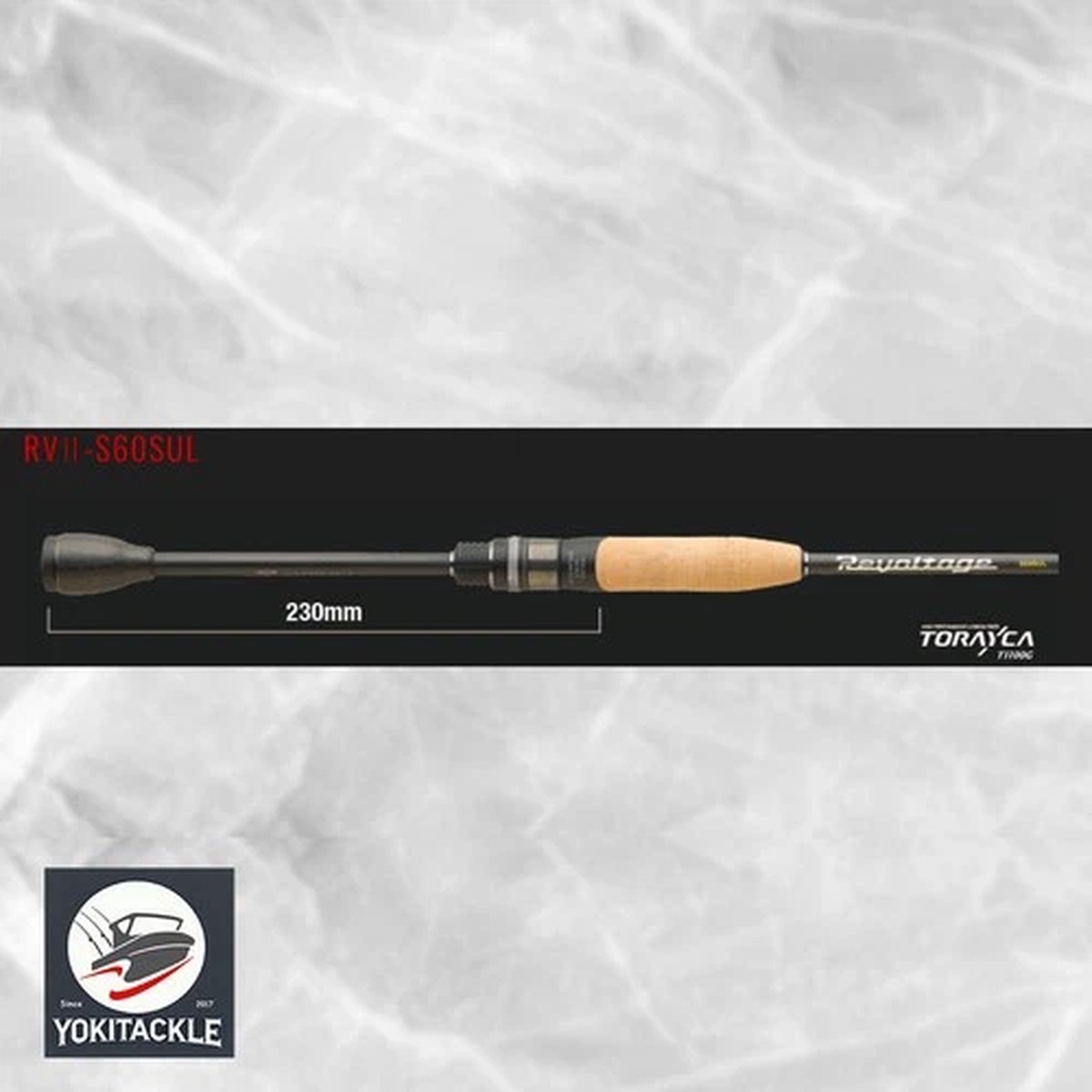 Jackall Revoltage RVII-S60SUL Spinning Rod Super Ultra Light Bass Fishing