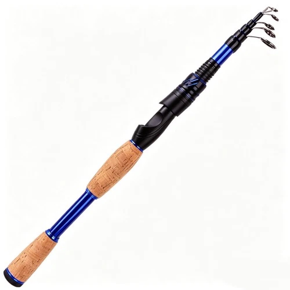 Portable Fishing Rods,Telescopic Spinning Rod with 24T Carbon Blanks & Solid ...