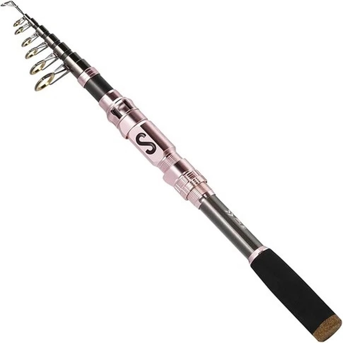 Telescopic Fishing Rod High Carbon Fiber Spinning Rod Portable Fishing Tackle 3M