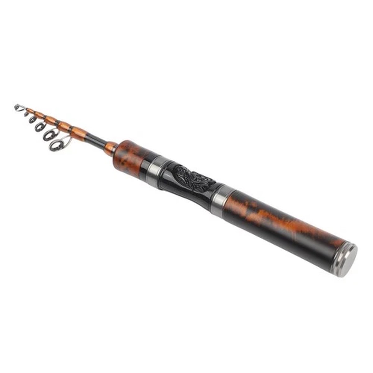1 5m UL Telescopic Carbon Fiber Fishing Rod with Mechanical Sound and Tip