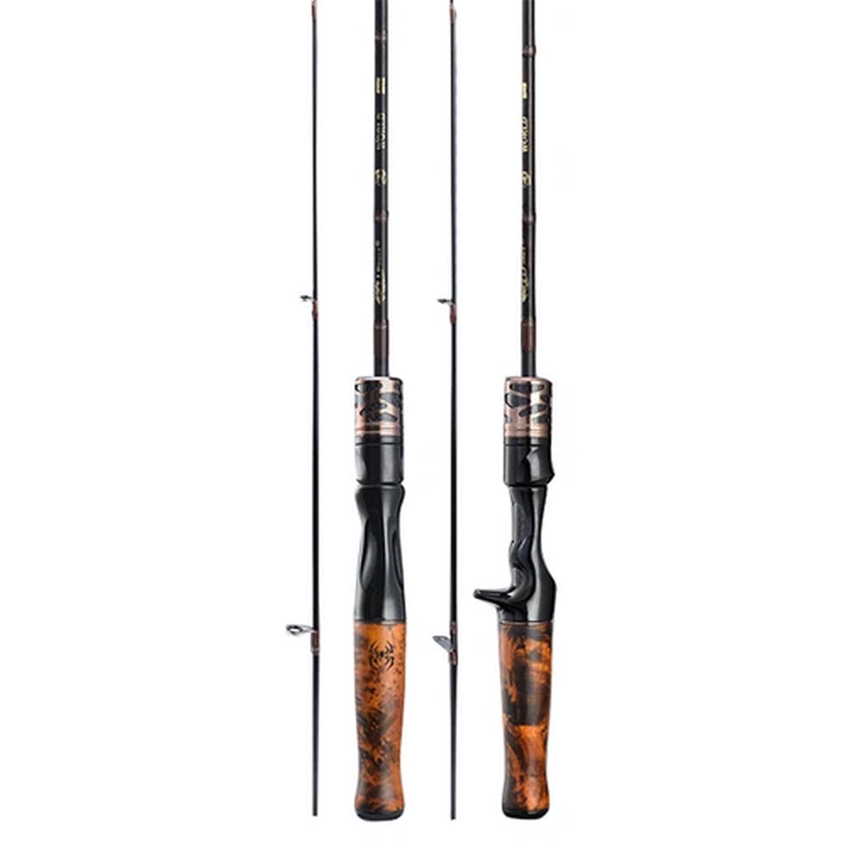 FISHGANG Spinning Rod 6' 2-8lb Ultralight Casting Rod Fast Carbon Trout Rod