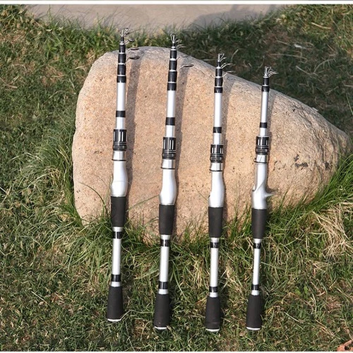 Hard Telescopic Fishing Rod Long Casting Pole Carbon Fiber 1.5m-2.4m Fast Pole