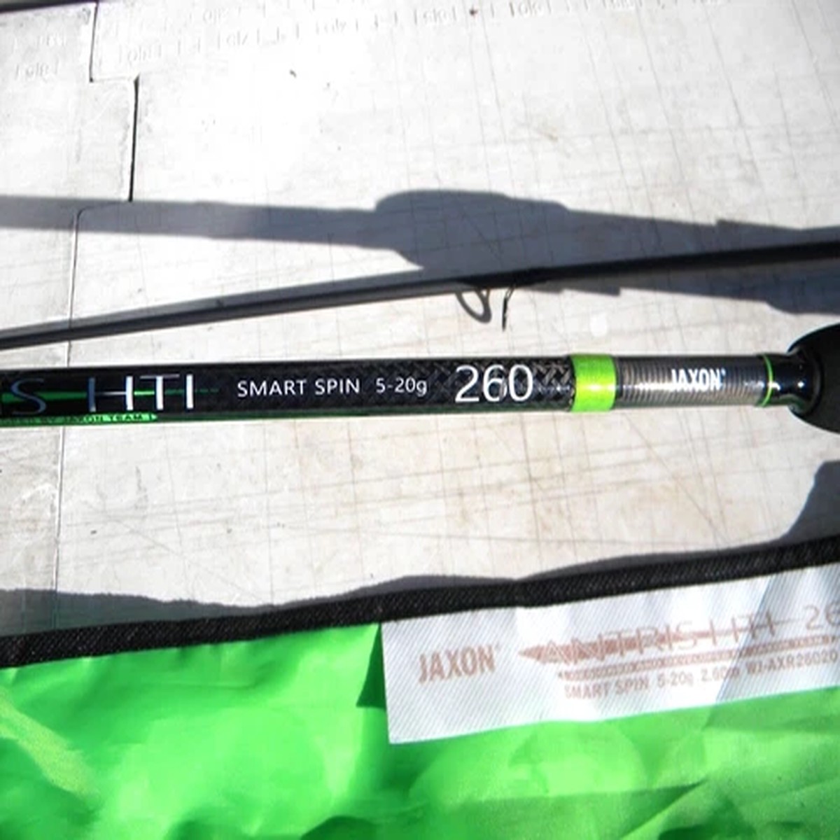 Jaxon Antris 2 Piece HTI 260cm / 8FT6" Smart Spin 5-20g Spinning Fishing Rod