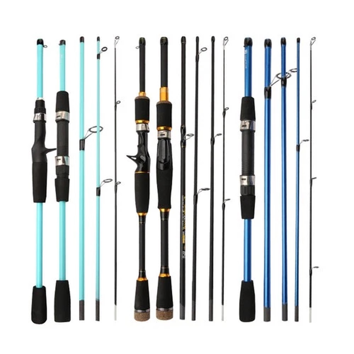 Lure Fishing Rod Carbon Fiber Ultra Light Spinning Casting Rod Fast Action Pole