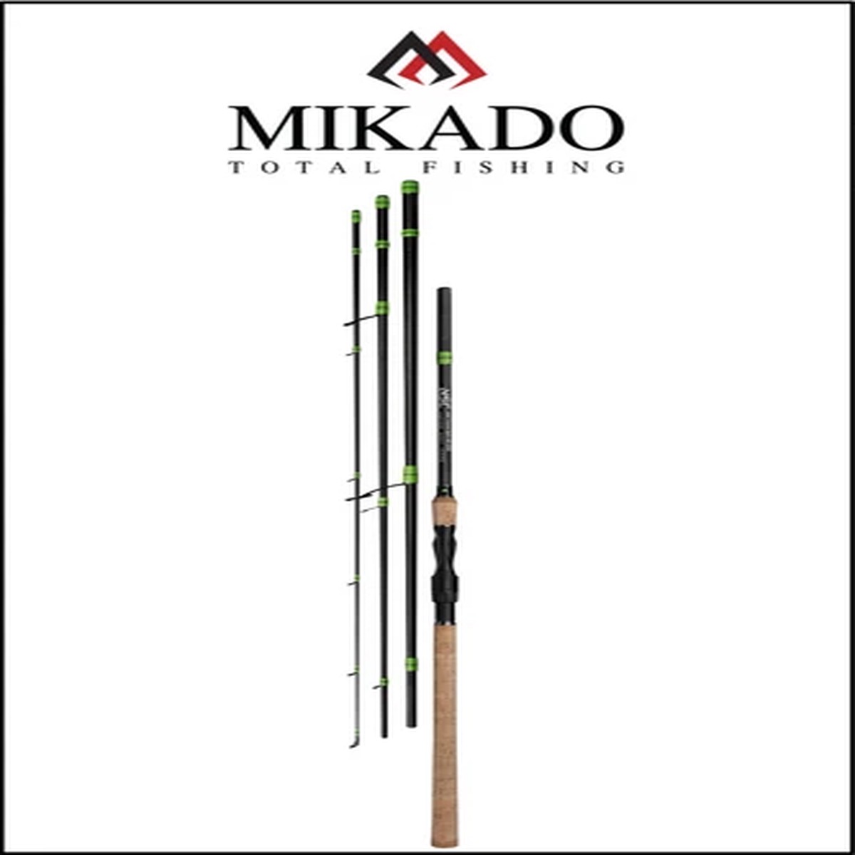 Mikado NSC Travel Spin 4 Piece Fishing rod MH 240cm 10-40g CW Lightweight
