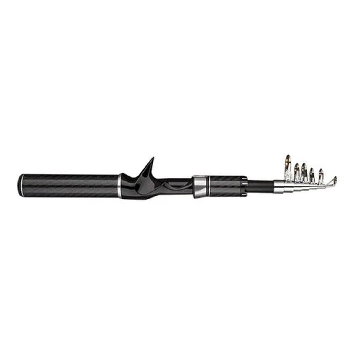 Portable Carbon Telescopic Fishing Rod 1.6m to 2.7m 103g-182g Weight Range