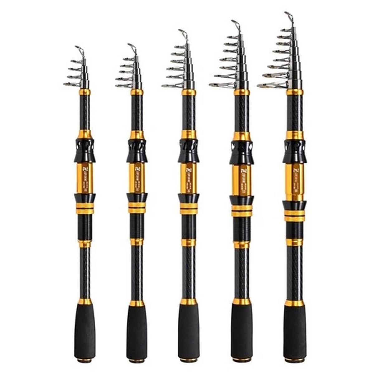 Spinning Fishing Rod Telescopic Carbon Fiber Casting Rod High Sensitive Fast Rod