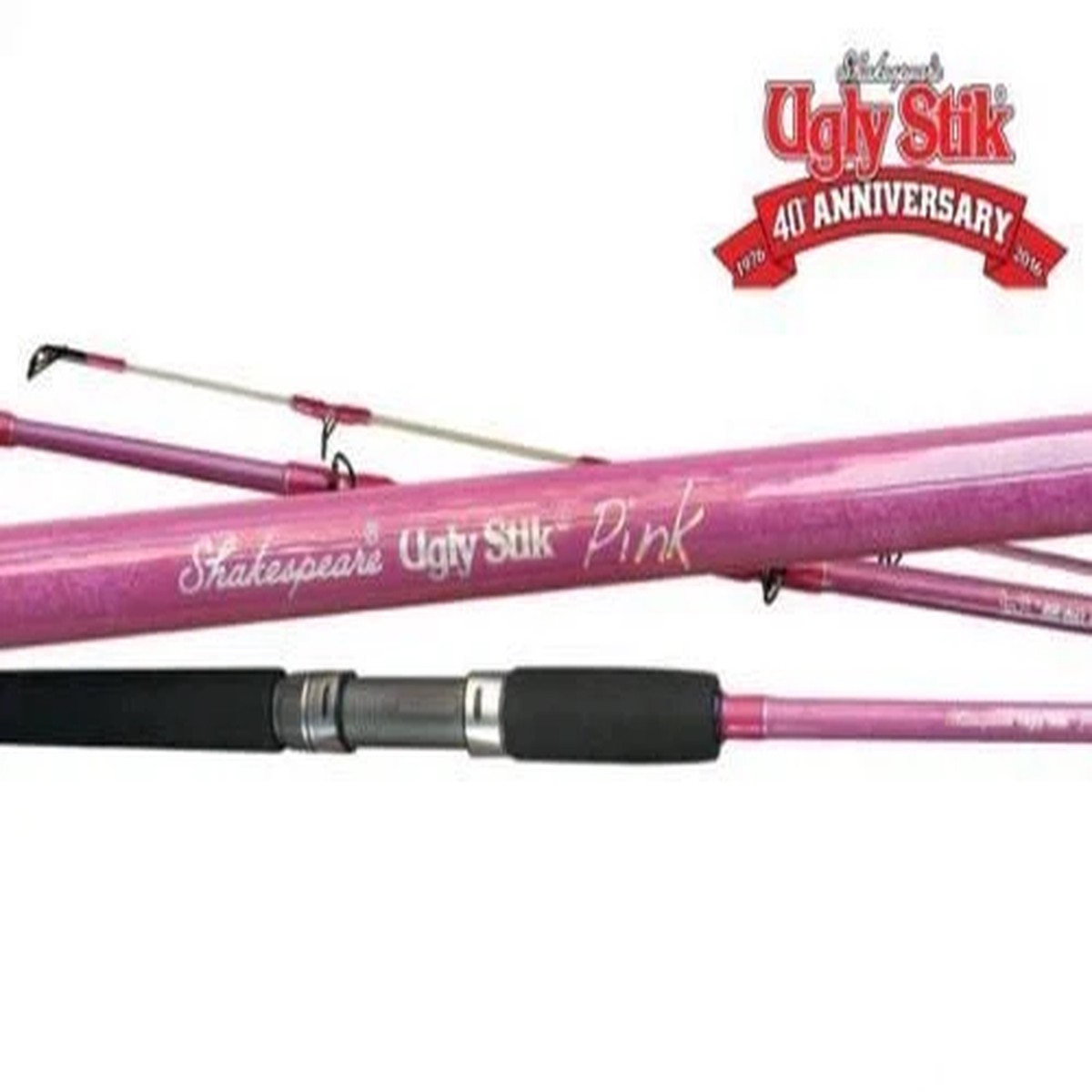 Ugly Stik PINK Spin Rod - 3'6'' 1-3 kg 1 Piece - USPI-SP36A Fishing + Free Post