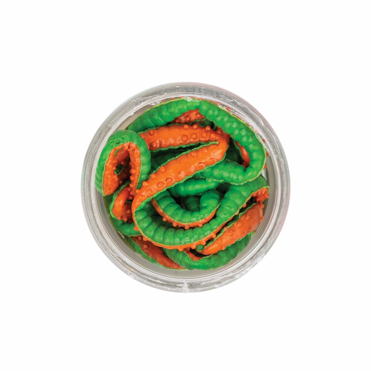 Berkley PowerBait Power Honey Worm Green Orange