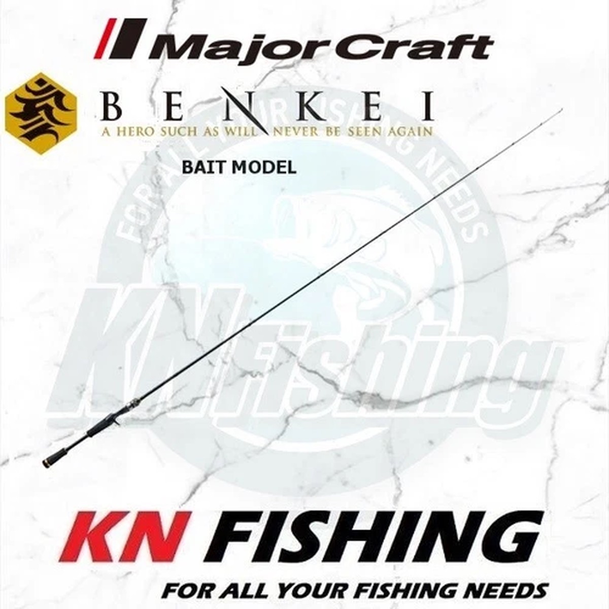 MAJOR CRAFT BIC-652ML BENKEI Spinning Rod 1.98m 3/16-1/2oz 5.25gr-14gr