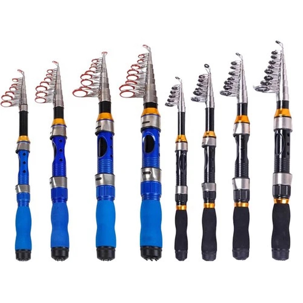 Portable Telescopic Rod and Reel For Combo with Aluminum Alloy Construction