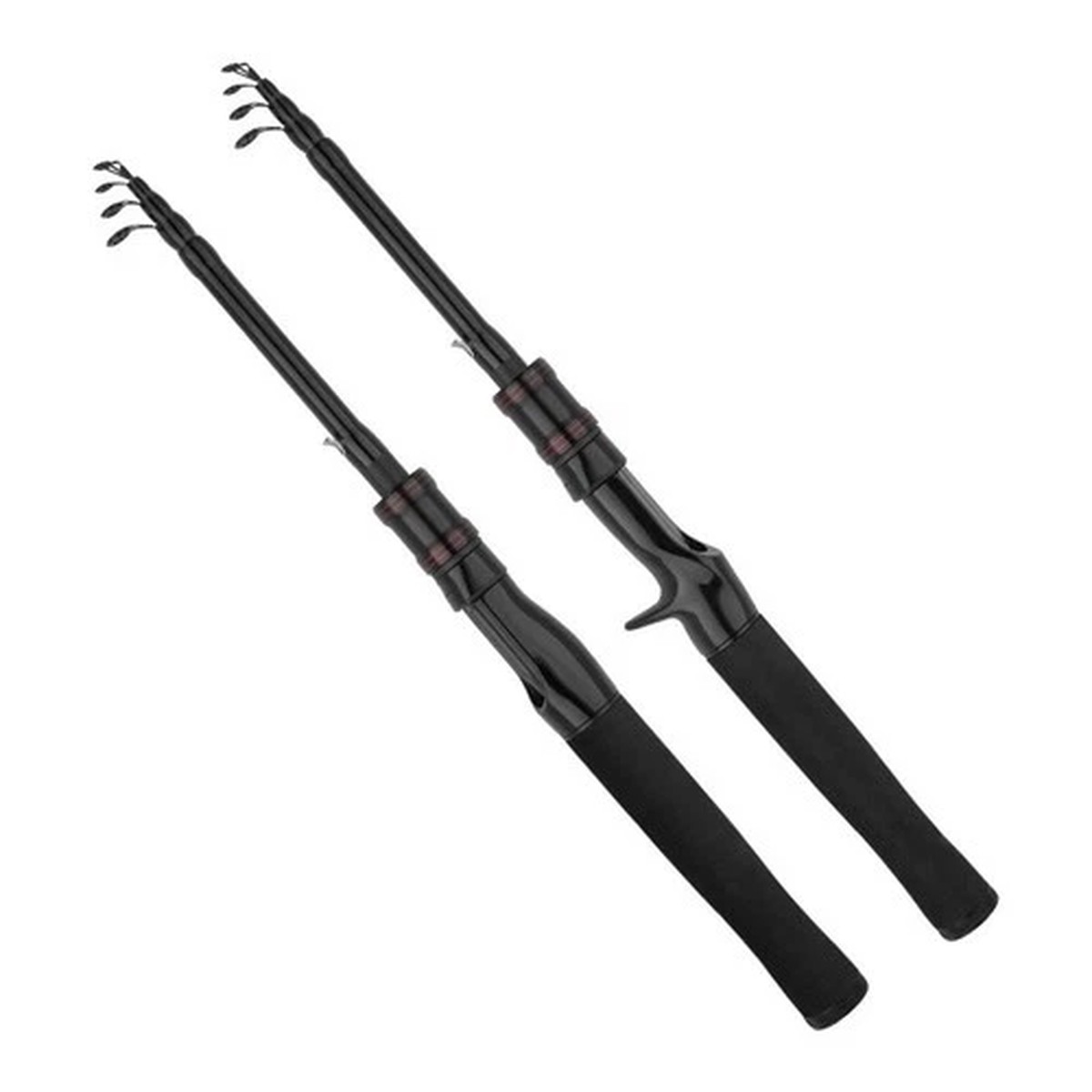 Quick Cast Portable Fishing Rod Multi-section Construction Collapses To 40cm