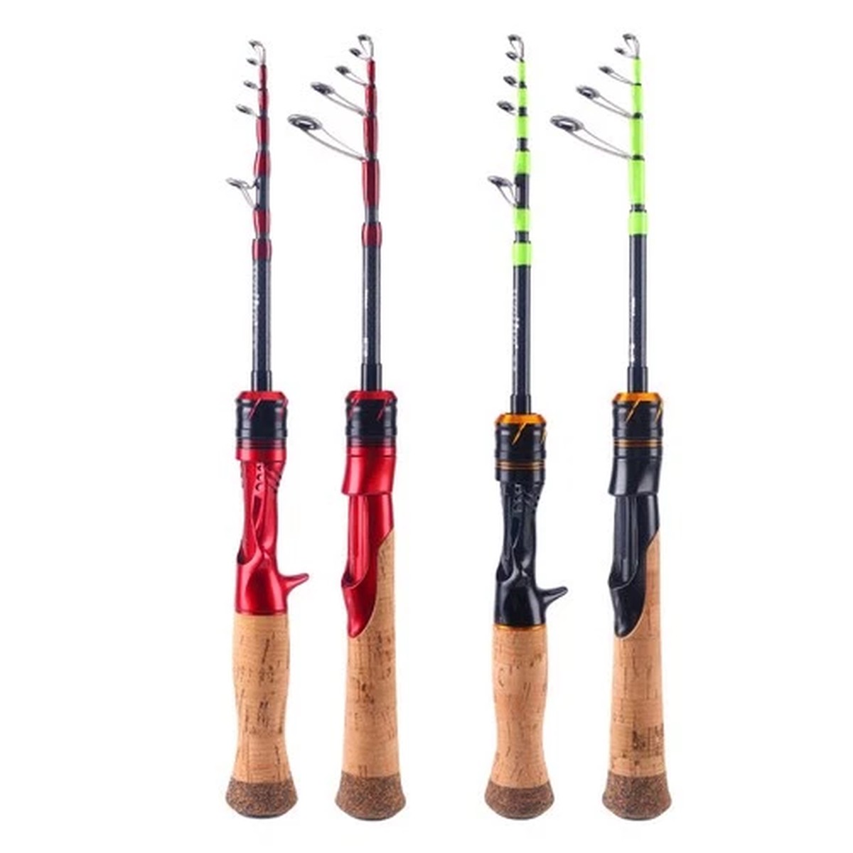 Telescopic Fishing Rod Spinning Casting Carbon Fiber Ultra-Light Travel Lure Rod