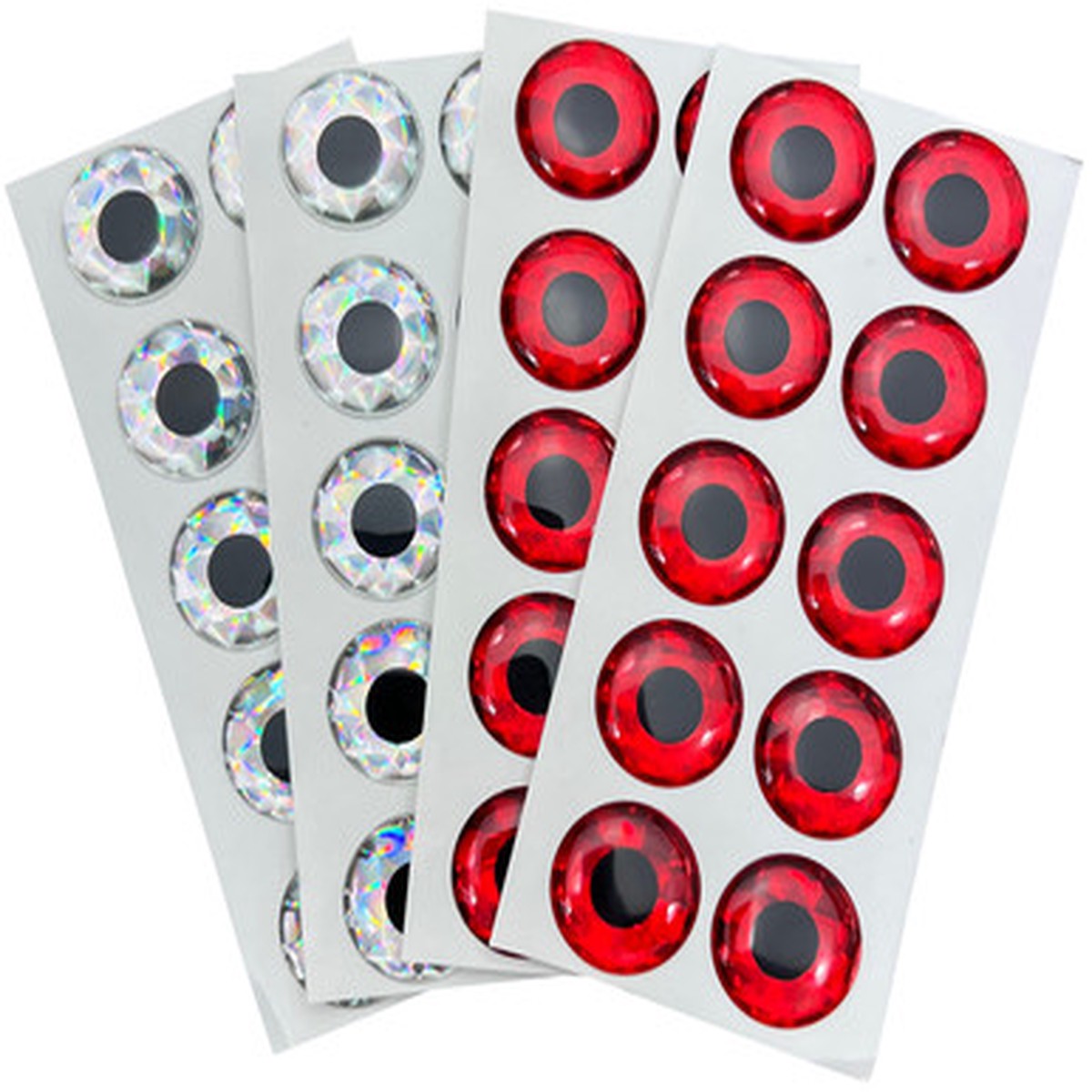 3-D Adhesive Lure Eyes - 3/4"