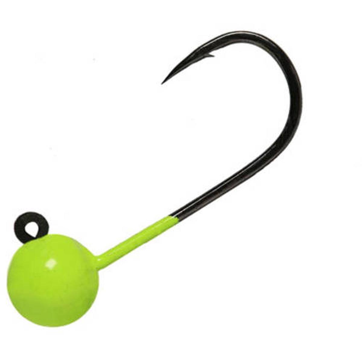 Aerojig Plain 1/4oz Jig Head (Green/Chartreuse)